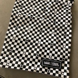 Karl Lagerfeld Vans shoe bag.
